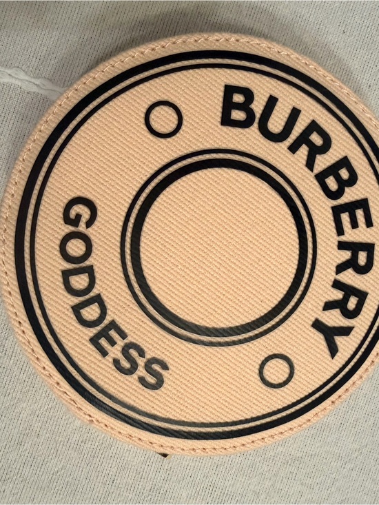 Burberry Accessories - Burberry Peach and Black Circular 'Goddess' Patch